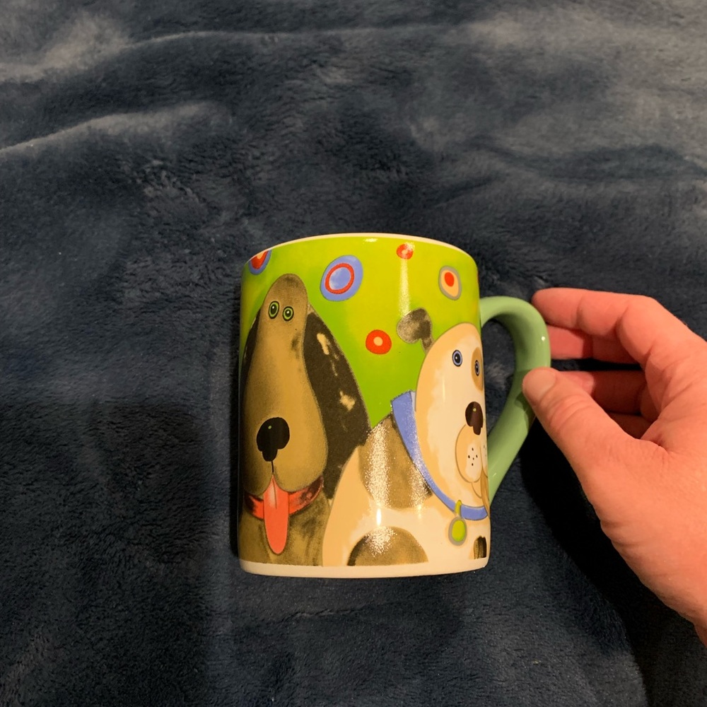 Debi Hron Coffee Mug 2010 Green Dog Design - Picture 3 of 6